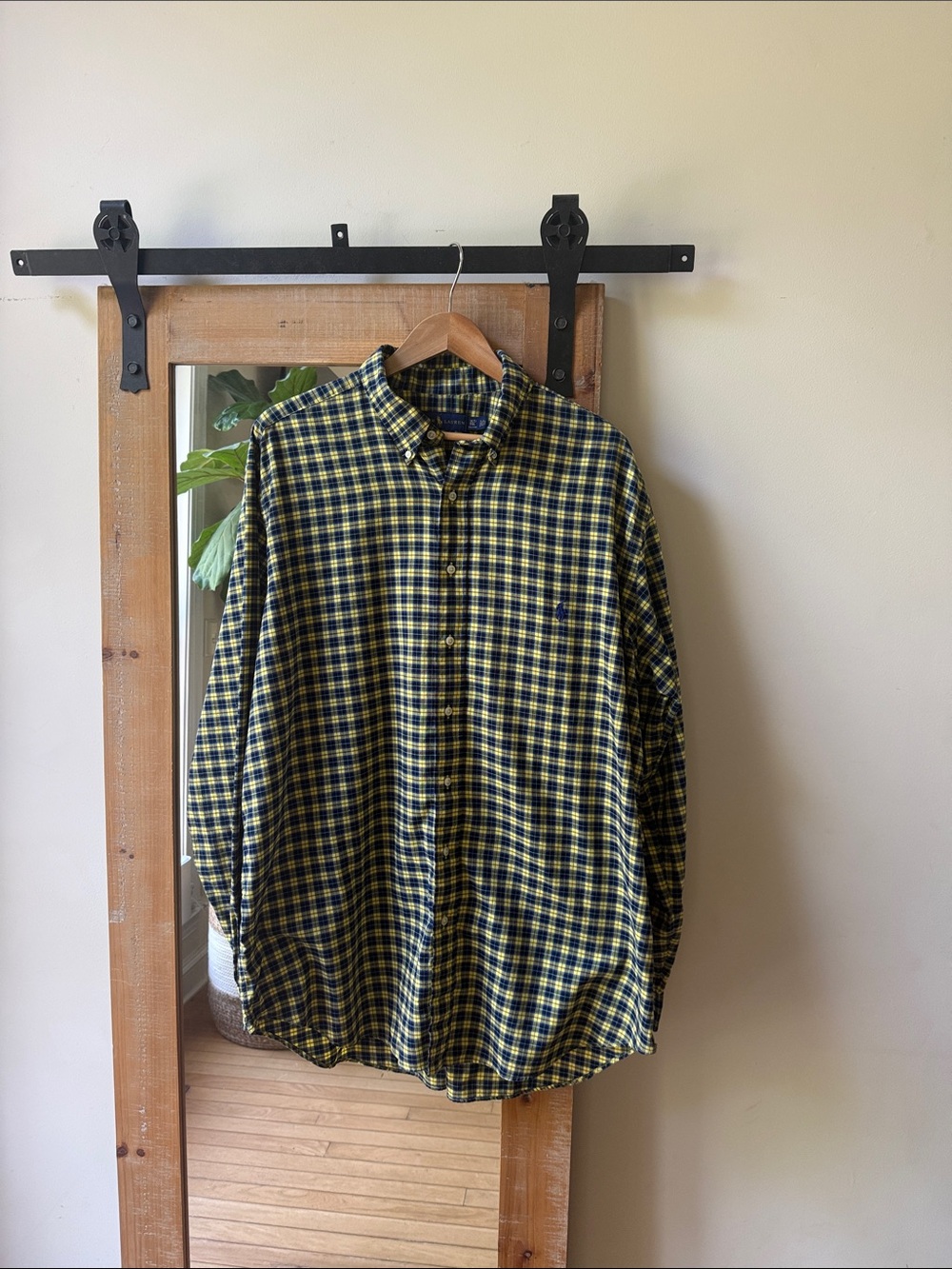 Polo Ralph Lauren Plaid Button Down Shirt Size XLTall